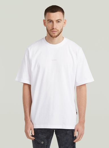 Center Chest Logo Loose Boxy T-Shirt